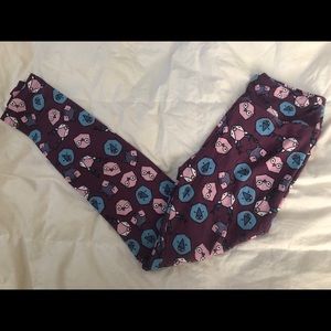Woodland animals Lularoe tween leggings